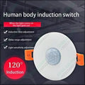 Switch 120 Degree Ceiling Recess PIR Infrared Human Body Motion Sensor Light Bulb Switch