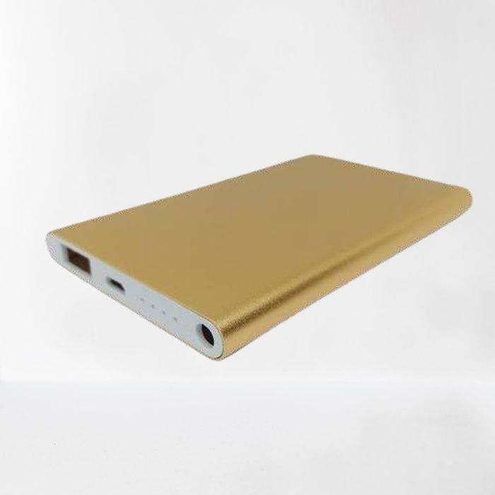 110MMX67MM Aluminium power bank casing - a rectangular metal shell with a port, a small connector, and four indicator dots.