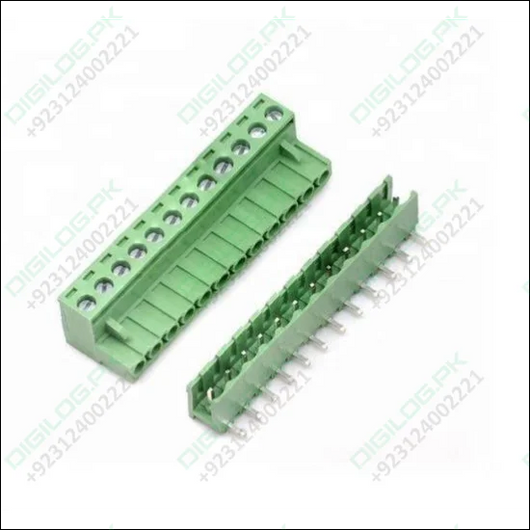 12 Pin Connector Pcb Mount Right Angle Bent Screw Terminal