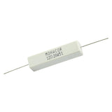 12 ohm 20 Watt Resistors - shown as a single white rectangular ceramic wire-wound resistor with metal leads extending from both ends.