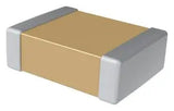1206 100V SMD Capacitor - a small rectangular electronic component with a tan body and silver-colored metal terminals on both ends.
