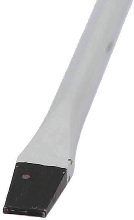 125mm Flathead Screwdriver - a close-up shot showing the silver metal shaft and the black flat-blade tip.
