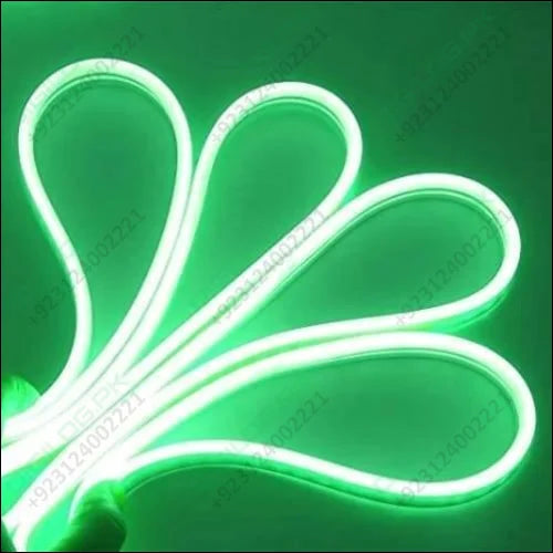 12v Green Neon Flexible Strip Light 1m Waterproof Smd 5050