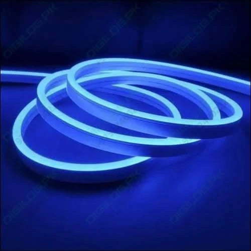 12V Neon Flexible Strip Light 1M Waterproof SMD 5050 Blue