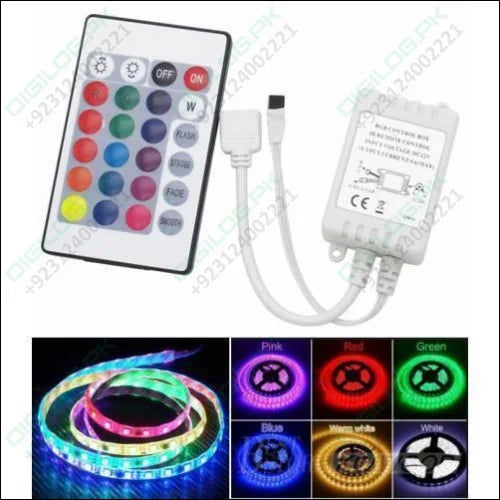 12V RGB Remote Control & LED Driver Dimmer for LED Strip | RGB Remote ...