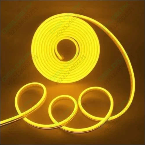 12v Yellow Neon Flexible Strip Light 1m Waterproof Smd 5050