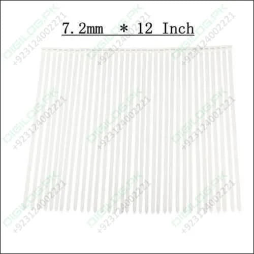 100pcs 12 Inch Nylon Wire Organizer Zip Clip Cable Tie