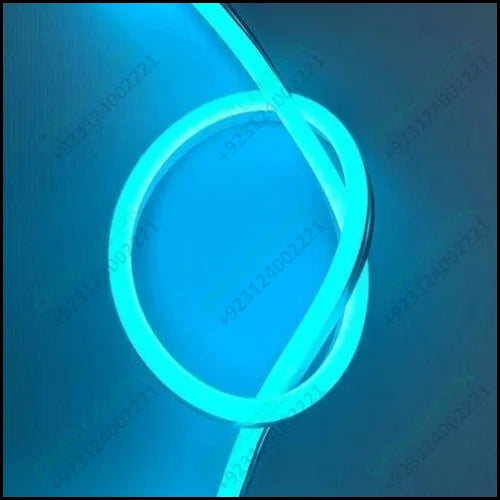 12v Ice Blue Neon Flexible Strip Light 1m Waterproof Smd
