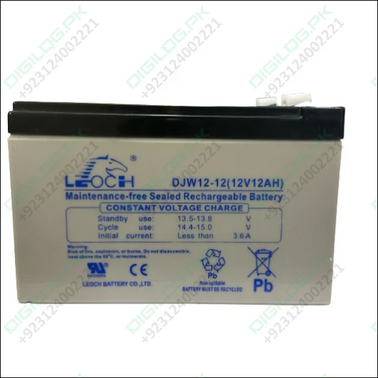 12V 12Ah Lead Acid Battery In Pakistan