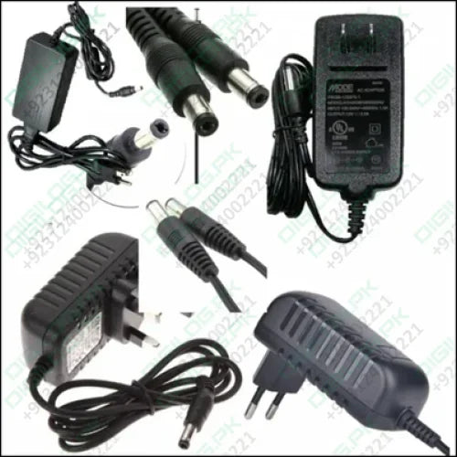 12v 1.5a Power Supply Adapter Ac Dc Switching Regulated Supply Refurnished