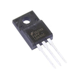 13N60 TO-220F MOSFET - a black electronic component with three metal pins and a mounting hole, shown from an angled perspective.