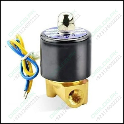 1/4 Inch 220v Ac Brass Solenoid Valve For Water Oil Gas