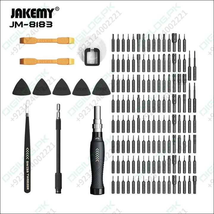 145-in-1 Precision Screwdriver Set (JM-8183) - Electronics Repair Tool Kit