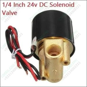 1/4 Inch 24v Dc Solenoid Valve For Water Air Gas