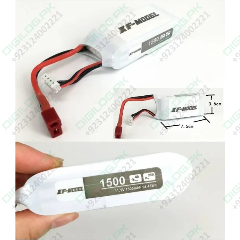 1500mah 11.1v 25c Lipo Battery Xf Model Li-po Quadcopter