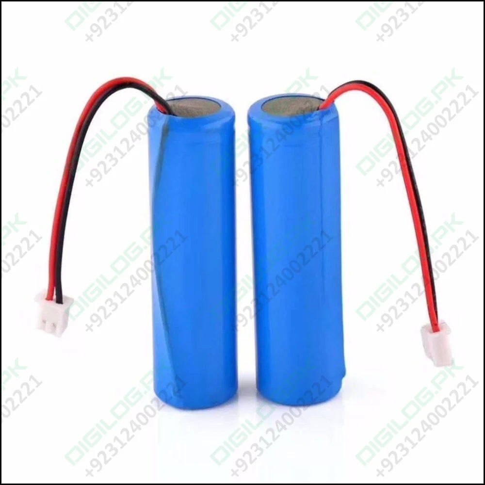 1500mah 3.7v 18650 Battery With Wire Jst Connector