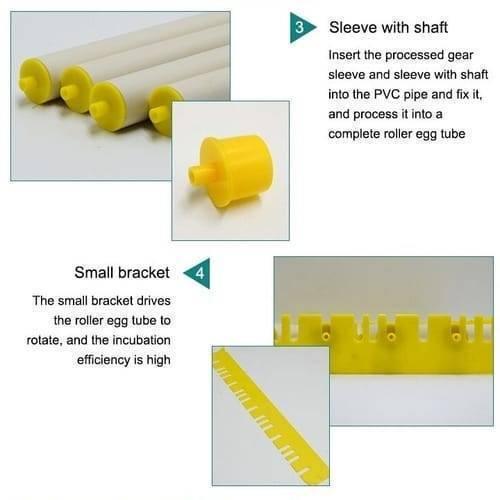 220v Egg Incubator Roller Tray Multifuntion 156 Birds Eggs