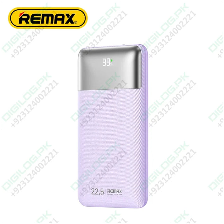 Remax Kiyuan Series 20w + 22.5w Pd + qc Fast Charging Power Bank 10000mah Rpp-5 White