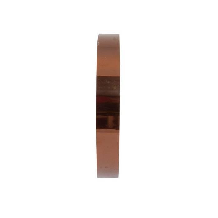 15mm Kapton High Temperature Heat Resistant Polyimide Film Adhesive Tape - shown as a close-up of a single roll of metallic brown, semi-transparent tape.