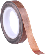 15mm Kapton (PTFE) Tape In Pakistan - shown as a single roll of brown, textured adhesive tape on a white plastic core.
