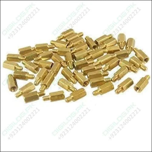 10mm + 5mm M3 Male To Female Pcb Spacer Brass Standoff