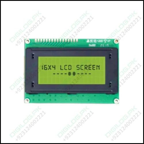 16 x 4 Yellow/green Color Lcd Display Module (jhd539m9)