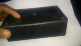 160mm x 96mm x 50mm ABS Plastic Enclosure Box For Electronics Circuit Board - a hand holding the black, rectangular plastic case.