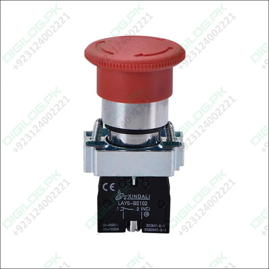 Turn To Release N/c Emergency Stop Switch Mushroom Push