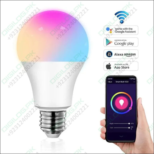 Tuya Smart Rgb Led Bluetooth Dimmable Light Bulb Lamp E27