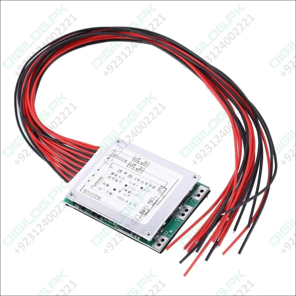 16S 60V 35A Li - Ion Lithium 18650 BMS Protection Board