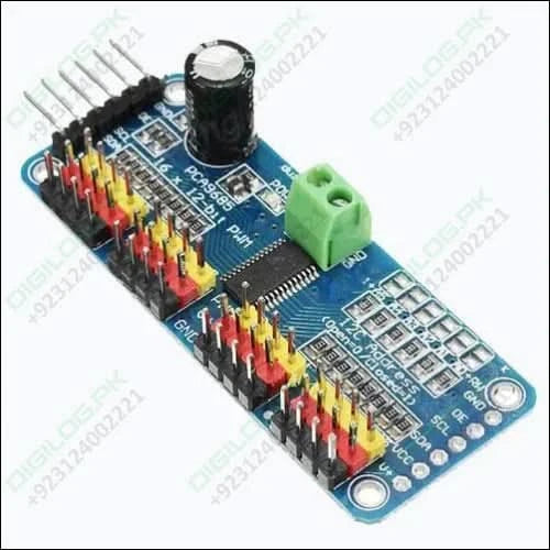 16 Channel Servo Motor Driver Pca9685 12 Bit Pwm I2c Module