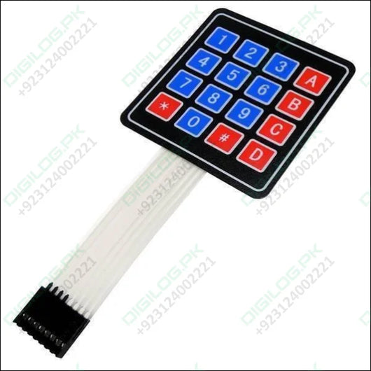 Arduino 4x4 Keypad Matrix Membrane Switch