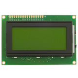 16x4 Character LCD 1604 Green LCD Display Module FDCC1604 Series For Arduino Raspberry Pi - a rectangular green screen with a black bezel and a row of 16 metal pin connectors at the top.