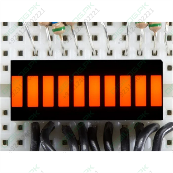 Orange 10 Segment Light Bar Graph Led Display