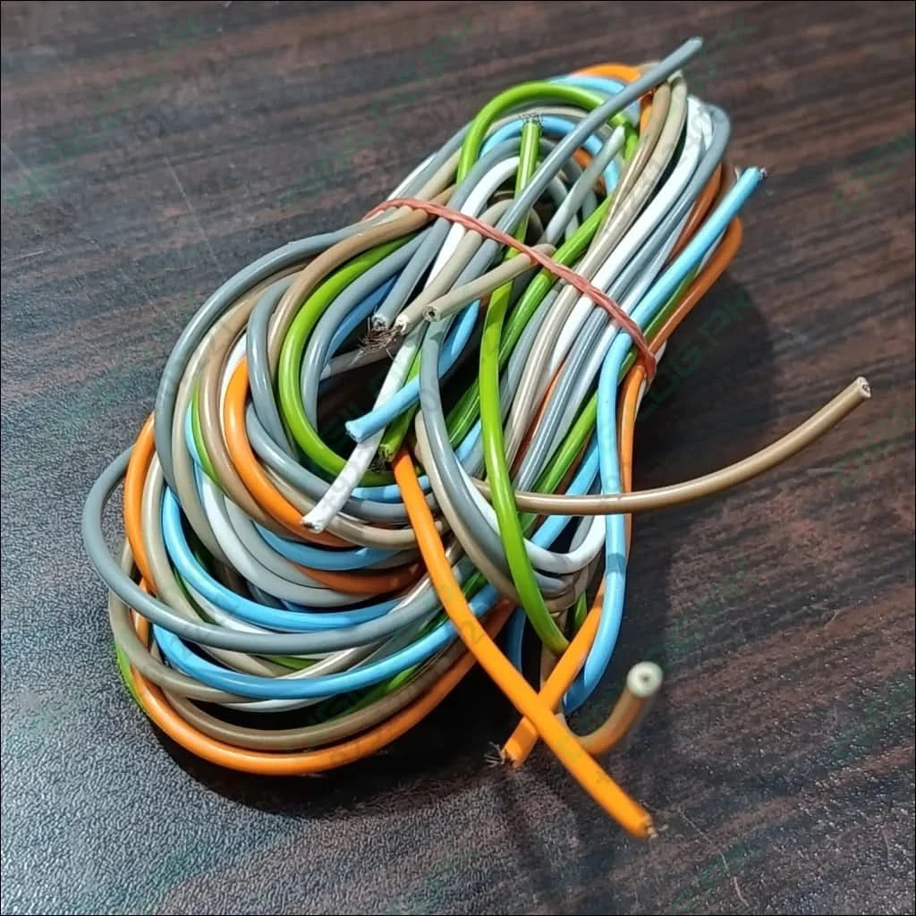 1 Meter 7 Core Wiring Cable in Pakistan – Multi-Core Flexible Wire