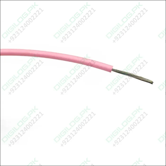 1 Meter pink Solderable Flexible Wire for Electronics