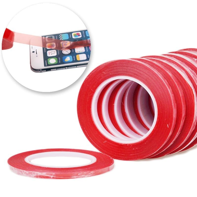 1Roll-2mm25m-Red-High-Strength-Acrylic-Gel-Adhesive-Double-Sided-Tape-Adhesive-Tape-Sticker-For-Phon-32339423804