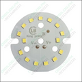 Round LED light module with voltage terminals for 12 Watt LED panel 4mmx6mm super bright LED