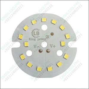 Round LED light module with voltage terminals for 12 Watt LED panel 4mmx6mm super bright LED