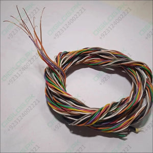 1 Meter 10pcs Hard Jumper Wires 100cm Spiral Wrap 10 Core