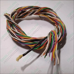 1 Meter 10pcs Hard Jumper Wires 100cm Spiral Wrap 10 Core