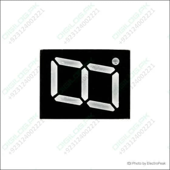 Cc 1 Digit 7 Segment 0.7 Inch Led Common Cathode Display