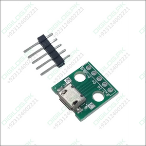 Female Micro Usb To Dip 5-pin Bread Board Power Supply