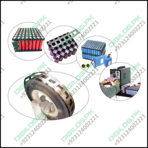 1meter 18650 Nickel Plated Strip Tape Belt 27mm x 0.15mm Dual Cell Solder Spot Welding - shown in a collage with battery packs and a spot welding machine.