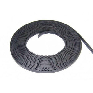 1meter 7mm Width GT3 Open Timing Belt For CNC And 3d Printer - shown as a black, toothed rubber belt coiled into a circular shape.