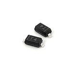1N4148 SMD Diodes - shown as two small black rectangular electronic components with metal leads on each end, featuring the marking T4 on their surface.