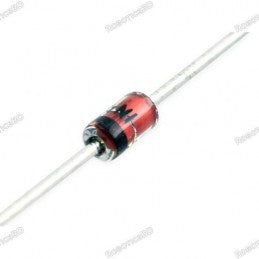 1N4742A 12V 1W Zener Diode Do-41 - a single axial-lead electronic component with a reddish-brown cylindrical body and a black cathode band.