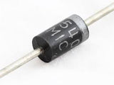1N5408 Power Diode - a black cylindrical electronic component with metal leads on both ends and the text "5408 MIC" printed on its body.