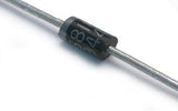 1N5819 Schottky Diode - a black axial-lead electronic component with a silver band on one end and printed text on its cylindrical body.