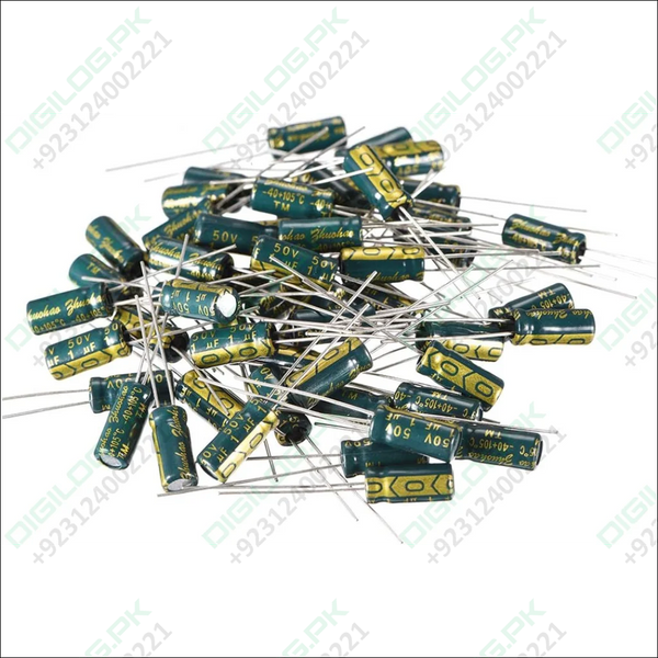 1uF 50v Electrolytic Radial Capacitor